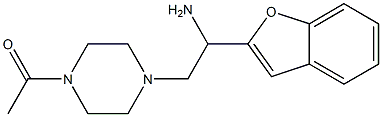 1-{4-[2-amino-2-(1-benzofuran-2-yl)ethyl]piperazin-1-yl}ethan-1-one