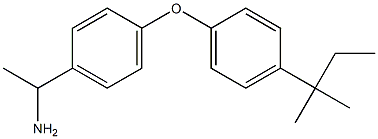 1-{4-[4-(2-methylbutan-2-yl)phenoxy]phenyl}ethan-1-amine