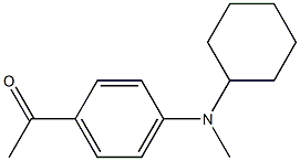 1-{4-[cyclohexyl(methyl)amino]phenyl}ethan-1-one|