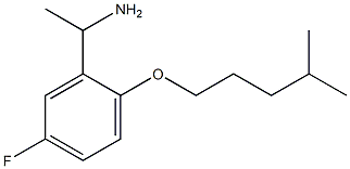 1-{5-fluoro-2-[(4-methylpentyl)oxy]phenyl}ethan-1-amine Structure