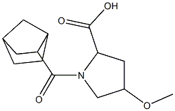 1-{bicyclo[2.2.1]heptan-2-ylcarbonyl}-4-methoxypyrrolidine-2-carboxylic acid