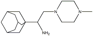 1-Adamantan-1-yl-2-(4-methyl-piperazin-1-yl)-ethylamine Struktur