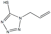 1-allyl-1H-tetrazole-5-thiol 化学構造式