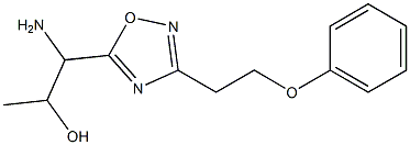 1-amino-1-[3-(2-phenoxyethyl)-1,2,4-oxadiazol-5-yl]propan-2-ol Structure