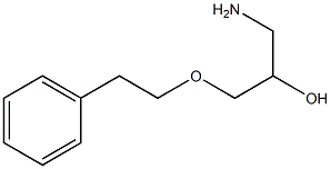 1-amino-3-(2-phenylethoxy)propan-2-ol Structure