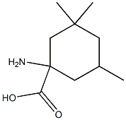 1-amino-3,3,5-trimethylcyclohexanecarboxylic acid Structure