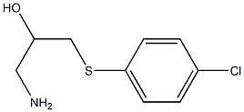 1-amino-3-[(4-chlorophenyl)sulfanyl]propan-2-ol