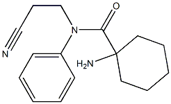  1-amino-N-(2-cyanoethyl)-N-phenylcyclohexane-1-carboxamide