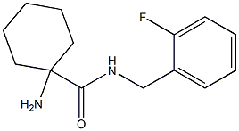 1-amino-N-(2-fluorobenzyl)cyclohexanecarboxamide