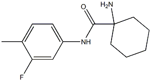 1-amino-N-(3-fluoro-4-methylphenyl)cyclohexanecarboxamide