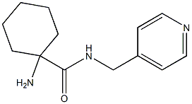  1-amino-N-(pyridin-4-ylmethyl)cyclohexane-1-carboxamide