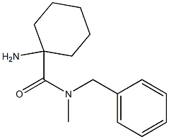 1-amino-N-benzyl-N-methylcyclohexanecarboxamide 结构式