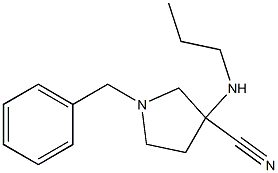 1-benzyl-3-(propylamino)pyrrolidine-3-carbonitrile
