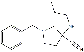  1-benzyl-3-(propylamino)pyrrolidine-3-carbonitrile