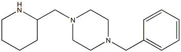1-benzyl-4-(piperidin-2-ylmethyl)piperazine Struktur