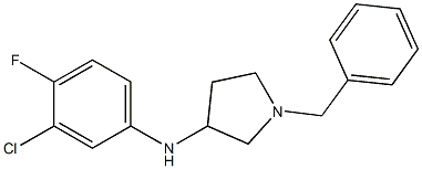  1-benzyl-N-(3-chloro-4-fluorophenyl)pyrrolidin-3-amine