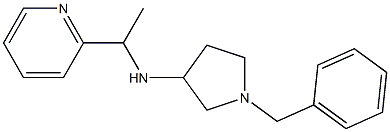 1-benzyl-N-[1-(pyridin-2-yl)ethyl]pyrrolidin-3-amine Structure