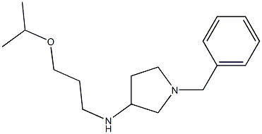 1-benzyl-N-[3-(propan-2-yloxy)propyl]pyrrolidin-3-amine Structure