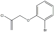 1-bromo-2-[(2-chloroprop-2-enyl)oxy]benzene Struktur