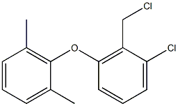 1-chloro-2-(chloromethyl)-3-(2,6-dimethylphenoxy)benzene Structure