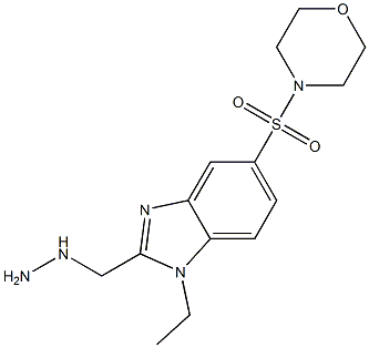 1-ethyl-2-(hydrazinomethyl)-5-(morpholin-4-ylsulfonyl)-1H-benzimidazole