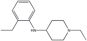 1-ethyl-N-(2-ethylphenyl)piperidin-4-amine Structure