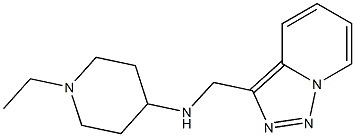 1-ethyl-N-{[1,2,4]triazolo[3,4-a]pyridin-3-ylmethyl}piperidin-4-amine Structure