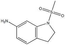 1-methanesulfonyl-2,3-dihydro-1H-indol-6-amine 化学構造式