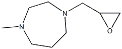 1-methyl-4-(oxiran-2-ylmethyl)-1,4-diazepane 结构式