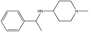 1-methyl-N-(1-phenylethyl)piperidin-4-amine Structure