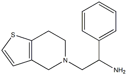 1-phenyl-2-{4H,5H,6H,7H-thieno[3,2-c]pyridin-5-yl}ethan-1-amine Structure