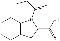  1-propionyloctahydro-1H-indole-2-carboxylic acid