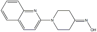 1-quinolin-2-ylpiperidin-4-one oxime