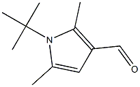 1-tert-butyl-2,5-dimethyl-1H-pyrrole-3-carbaldehyde 化学構造式