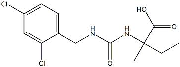 2-({[(2,4-dichlorophenyl)methyl]carbamoyl}amino)-2-methylbutanoic acid