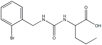 2-({[(2-bromophenyl)methyl]carbamoyl}amino)pentanoic acid|