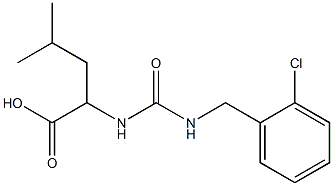  2-({[(2-chlorophenyl)methyl]carbamoyl}amino)-4-methylpentanoic acid