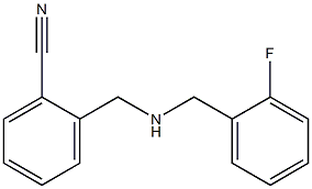  2-({[(2-fluorophenyl)methyl]amino}methyl)benzonitrile