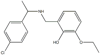 2-({[1-(4-chlorophenyl)ethyl]amino}methyl)-6-ethoxyphenol|