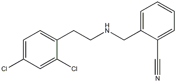 2-({[2-(2,4-dichlorophenyl)ethyl]amino}methyl)benzonitrile
