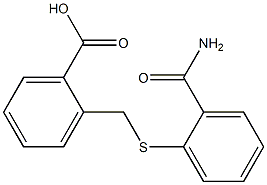  2-({[2-(aminocarbonyl)phenyl]thio}methyl)benzoic acid