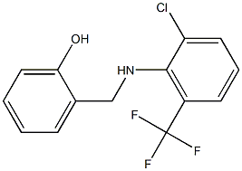 2-({[2-chloro-6-(trifluoromethyl)phenyl]amino}methyl)phenol|