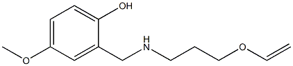  2-({[3-(ethenyloxy)propyl]amino}methyl)-4-methoxyphenol