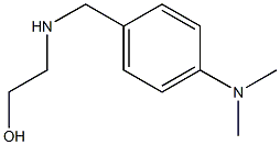 2-({[4-(dimethylamino)phenyl]methyl}amino)ethan-1-ol 结构式