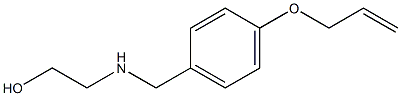 2-({[4-(prop-2-en-1-yloxy)phenyl]methyl}amino)ethan-1-ol|