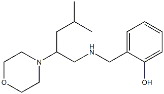2-({[4-methyl-2-(morpholin-4-yl)pentyl]amino}methyl)phenol