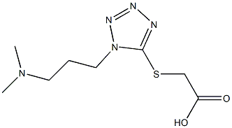  2-({1-[3-(dimethylamino)propyl]-1H-1,2,3,4-tetrazol-5-yl}sulfanyl)acetic acid