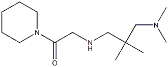 2-({2-[(dimethylamino)methyl]-2-methylpropyl}amino)-1-(piperidin-1-yl)ethan-1-one Structure