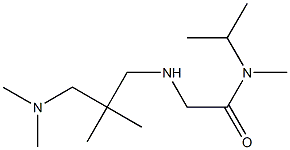 2-({2-[(dimethylamino)methyl]-2-methylpropyl}amino)-N-methyl-N-(propan-2-yl)acetamide Structure