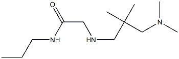 2-({2-[(dimethylamino)methyl]-2-methylpropyl}amino)-N-propylacetamide|